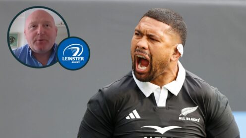 All Blacks star Ardie Savea and former Ireland hooker Bernard Jackman (inset).