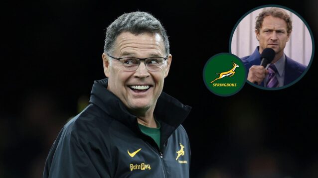 Erasmus breaks silence on Tony Brown’s All Blacks speculation in classic Rassie fashion