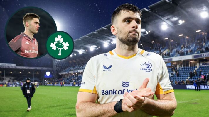 Harry Byrne and Jack Crowley are two of three players battling for Ireland's fly-half jersey.