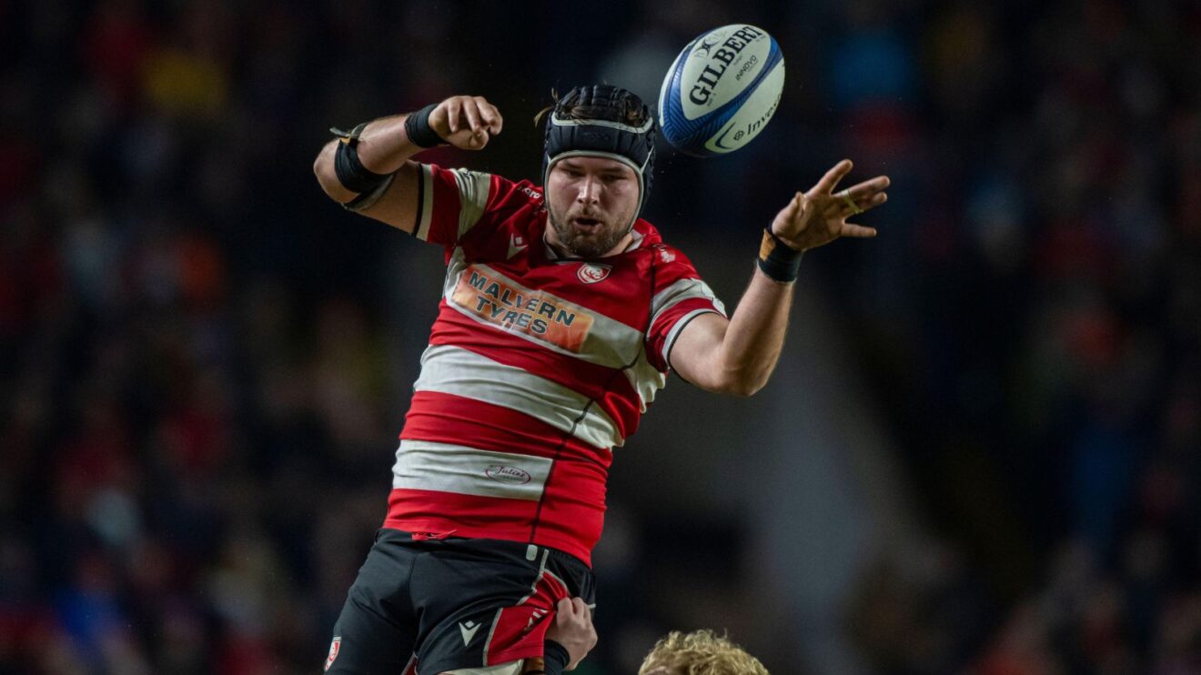 Cam Jordan in action for Gloucester in 2025