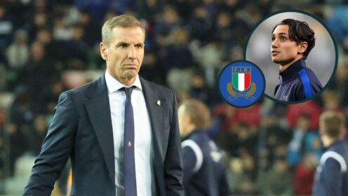 A two layered image of Gonzalo Quesada and Ange Capuozzo