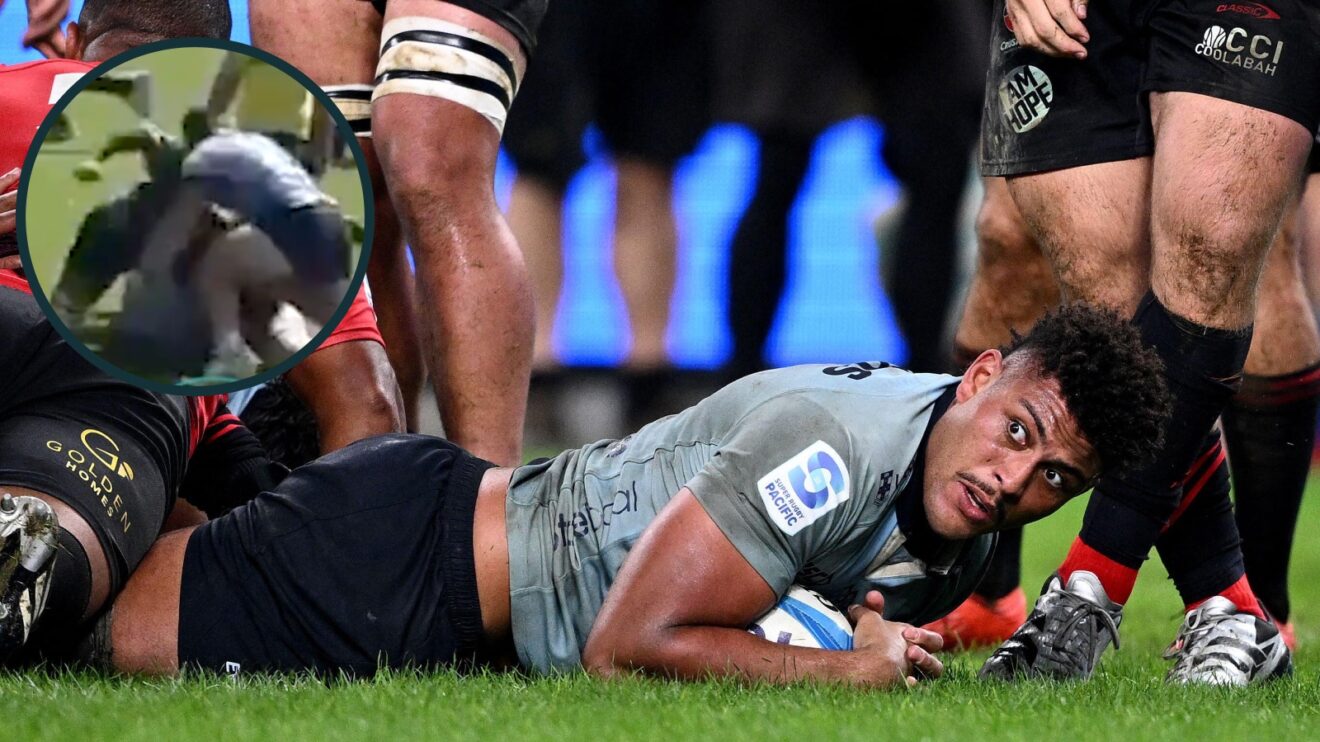 Former Wallaby Sam Scott-Young has defended his "fresh off the boat" comment made towards giant lock Miles Amatosero