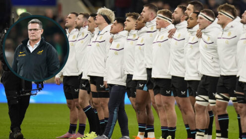 Rassie Erasmus and England team image