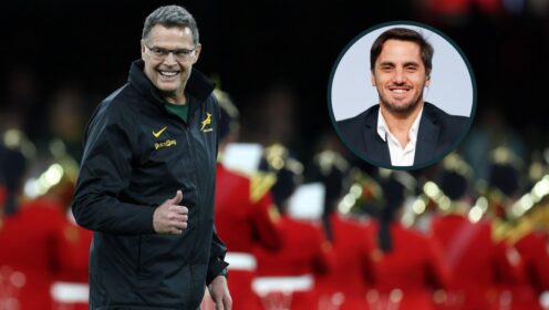 Rassie Erasmus and Agustin Pichot image