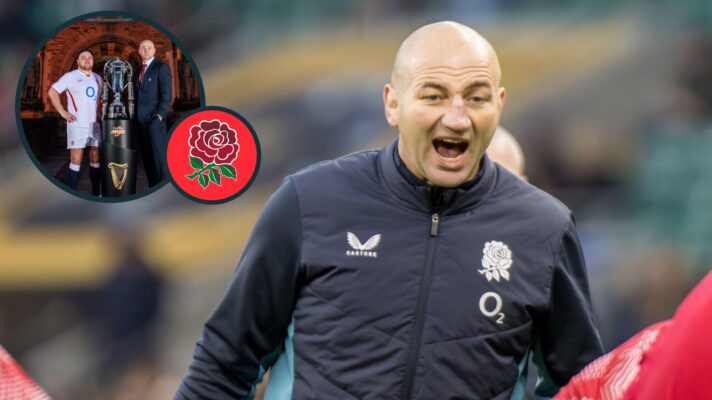 two layer image of Steve Borthwick and Jamie George