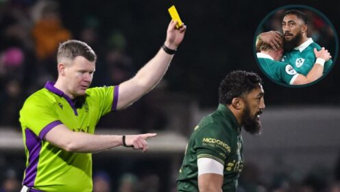 Ex-Irish ref boss calls on IRFU to hand down statement punishment to Bundee Aki and show ‘just how serious they are about abuse’