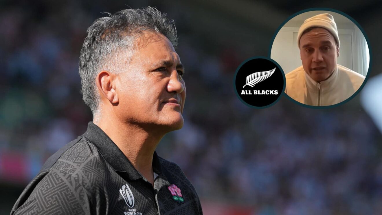 Favourite for the All Blacks head coach's job, Jamie Joseph, and former back three star Israel Dagg (inset).