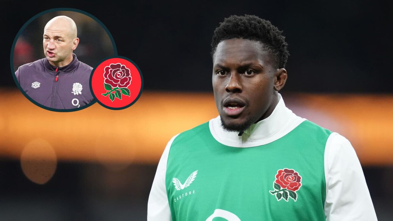 England captain Maro Itoje, who is on the bench v Wales, and head coach Steve Borthwick (inset).