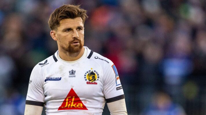 Henry Slade in action for Exeter in 2025/26