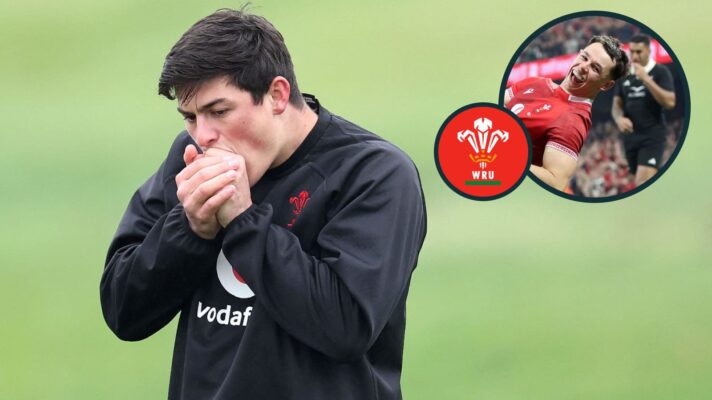 Louis Rees-Zammit starts at full-back for Wales.