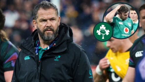 Ireland head coach Andy Farrell and captain Caelan Doris react to Six Nations loss to France.