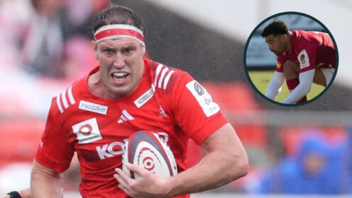 Brodie Retallick scores AGAIN to lead competition chart in Japan while Richie Mo’unga’s try in vain in upset loss to ex-Italy coach’s side