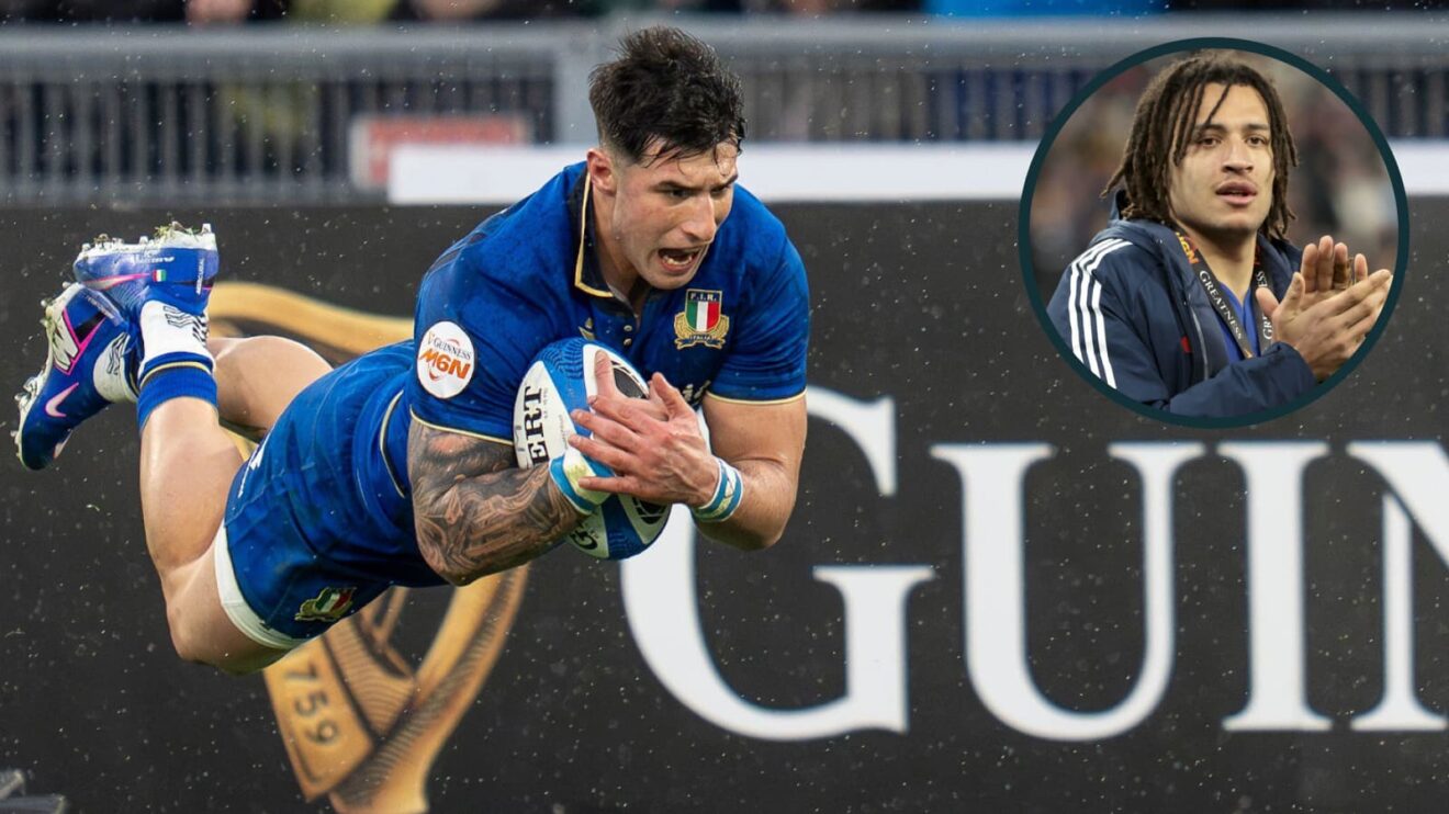 Italy centre Tommaso Menoncello and France lock Mickael Guillard both make the team.