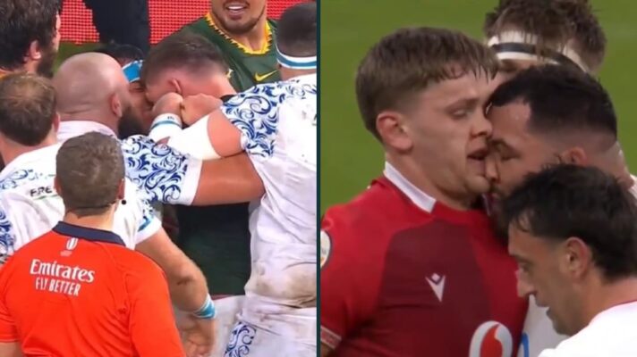 Jasper Wiese's headbutt on Danilo Fichetti and Ellis Genge's on Alex Mann.