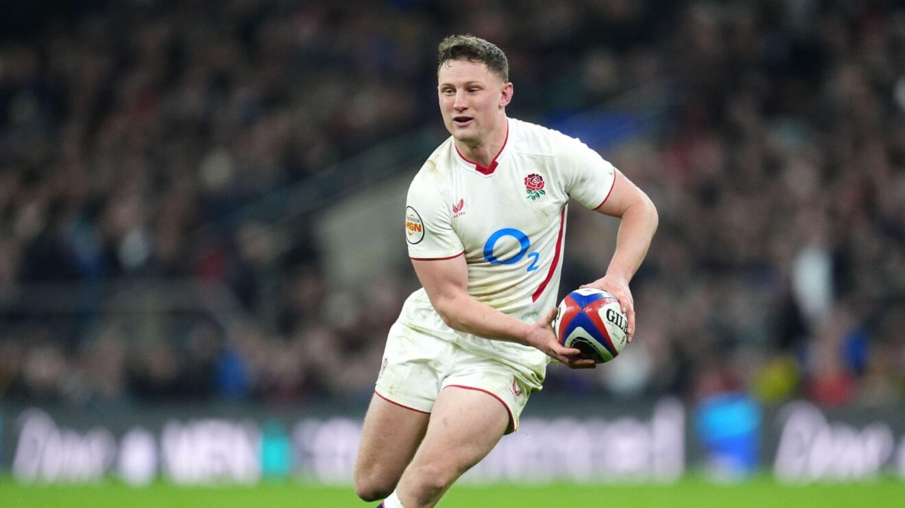 Fraser Dingwall in action for England in the 2026 Six Nations