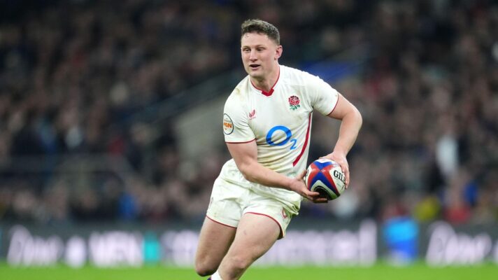 Fraser Dingwall in action for England in the 2026 Six Nations