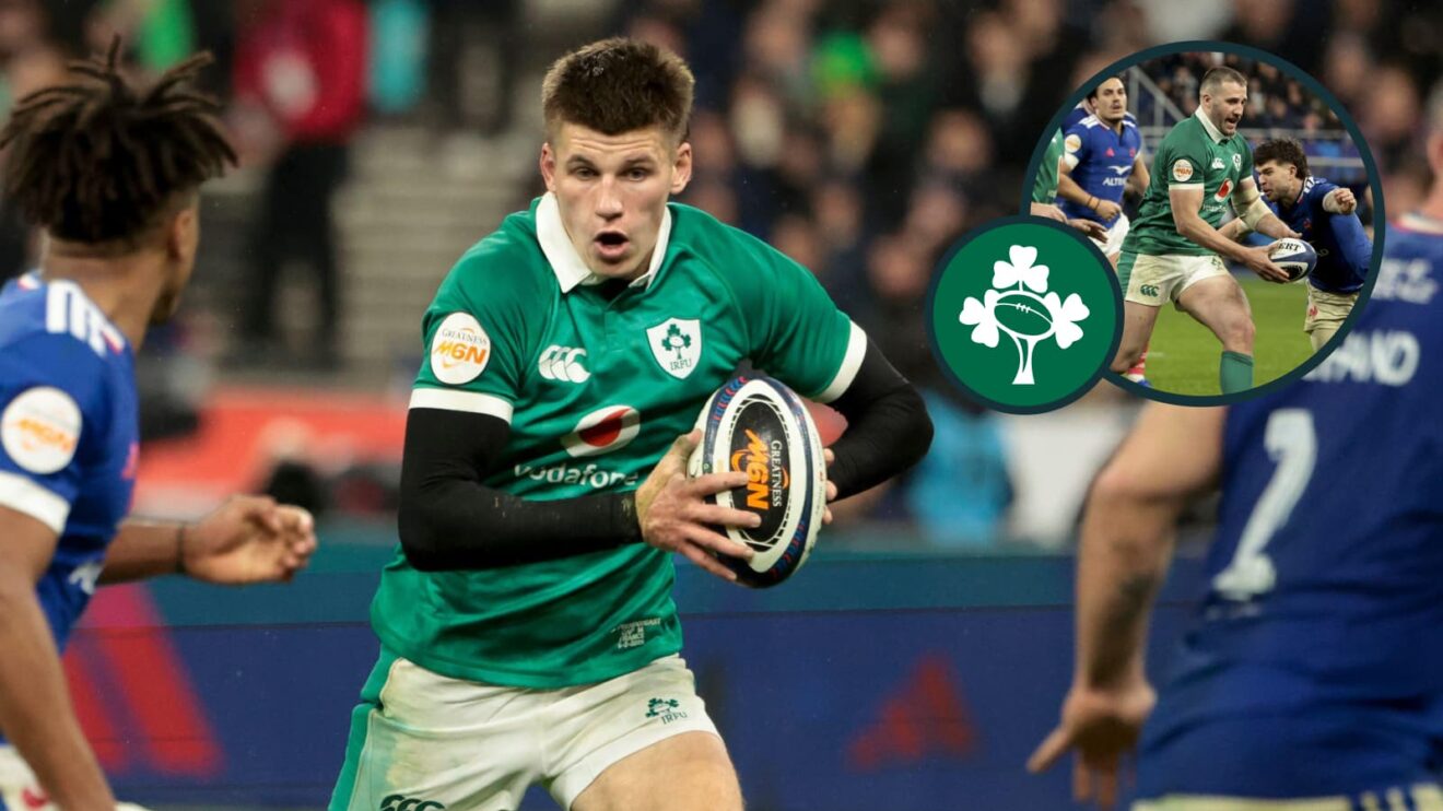 two layer image of Sam Prendergast and Stu McCloskey
