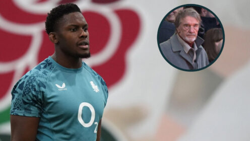 Maro Itoje and Sir Jim Ratcliffe image