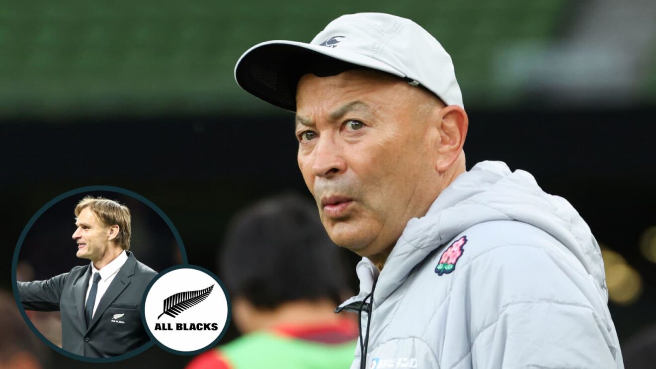 Eddie Jones on the All Blacks and Scott Robertson's exit.