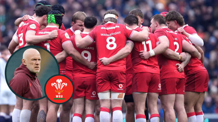 Steve Tandy and Wales players image