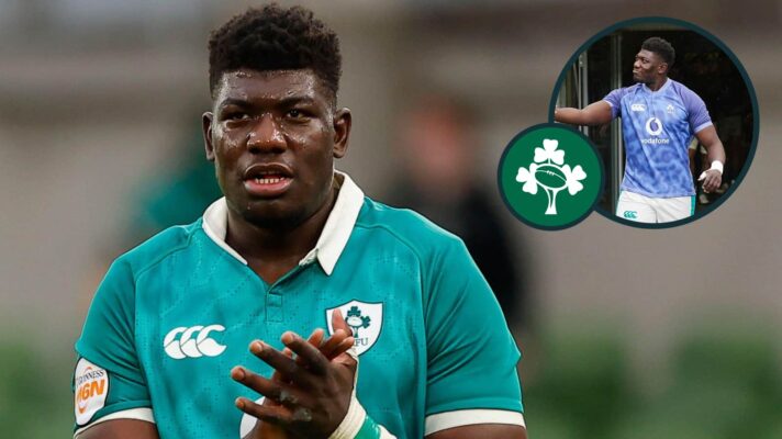 Ireland forward Edwin Edogbo.