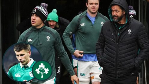 two layer image of Jack Crowley and Sam Prendergast