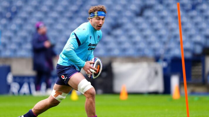 Jamie Ritchie during Scotland's Captain's Run before facing England