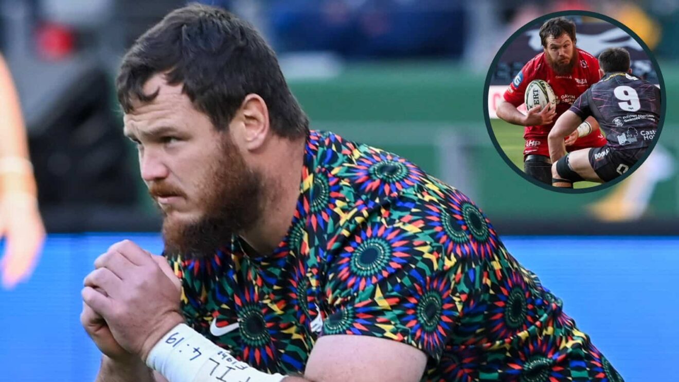 Springboks and Scarlets hooker Marnus van der Merwe.