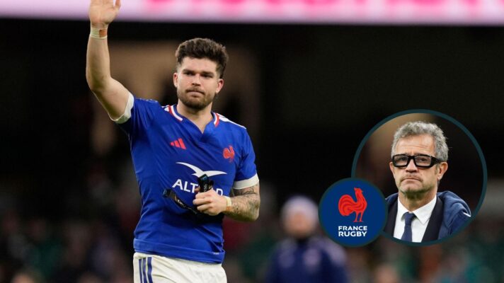 A two layered image of Matthieu Jalibert and Fabien Galthie