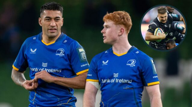 Rieko Ioane and Ruben Moloney start for Leinster on Friday.
