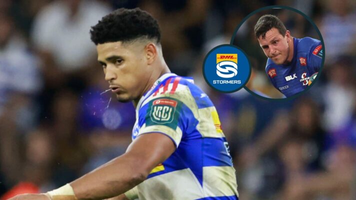 Stormers playmaker Sacha Feinberg-Mngomezulu and lock JD Schickerling (inset).