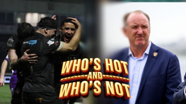 two layer image of Ospreys and Brett Robinson