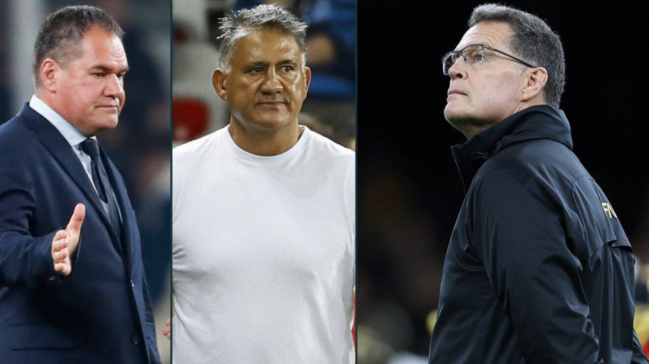 Dave Rennie Jamie Joseph and Rassie Erasmus image