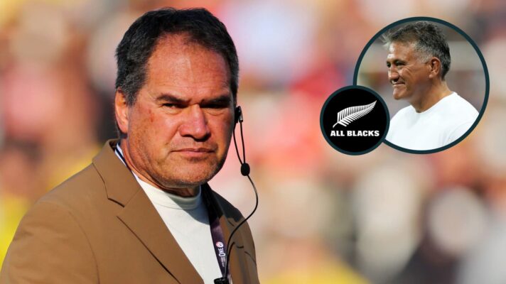 New All Blacks head coach Dave Rennie and the other main candidate for the role, Jamie Joseph (inset).