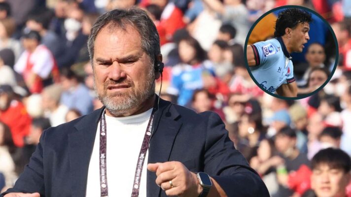 New All Blacks head coach Dave Rennie, and Waratahs and Wallabies star Joseph Suaalii (inset).