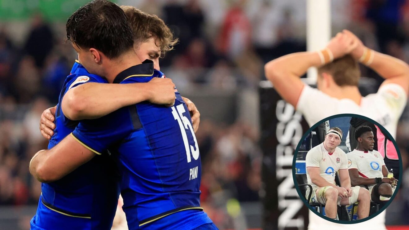 two layer image of Leonardo Marin and Maro Itoje