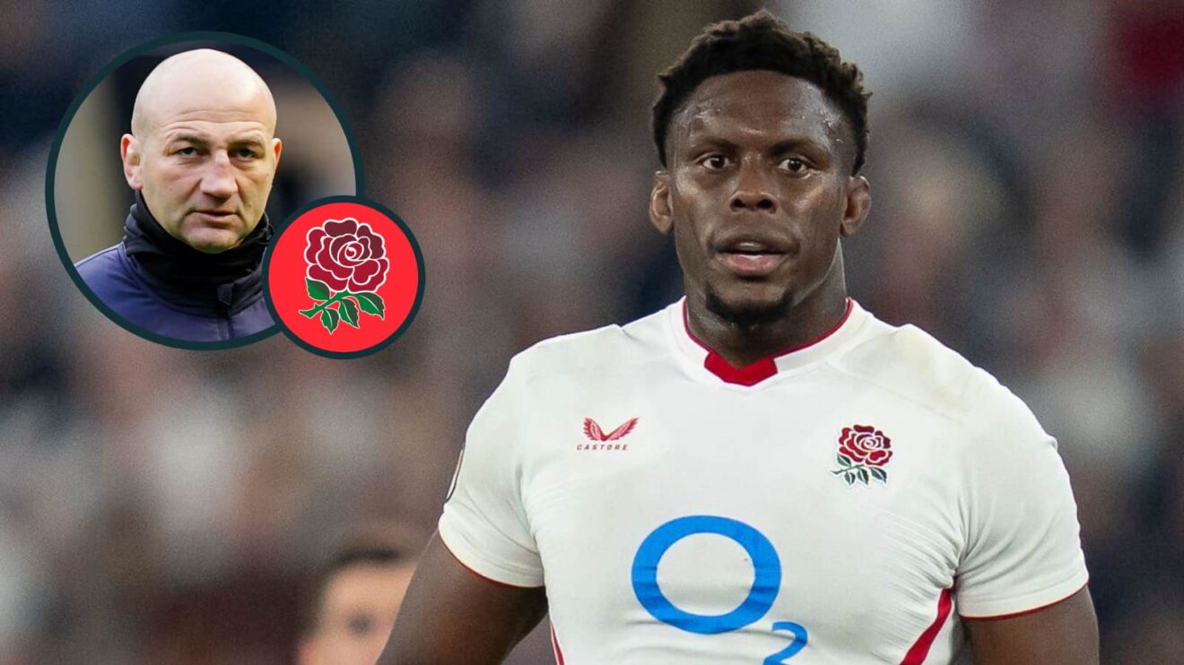 England captain Maro Itoje and head coach Steve Borthwick (inset).