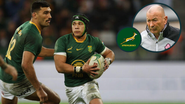 Cheslin Kolbe and Eddie Jones photo