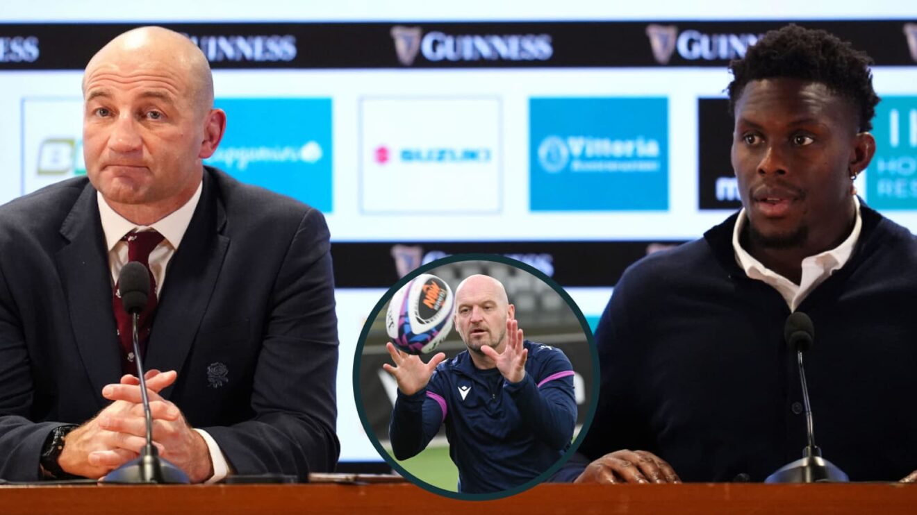 England head coach Steve Borthwick and captain Maro Itoje are in the spotlight.