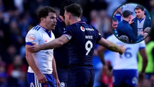 Fresh footage on Antoine Dupont-Ben White row emerges after France captain slammed for unsportsmanlike conduct