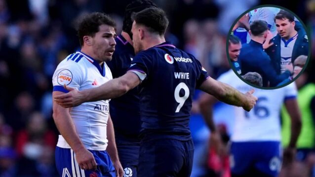 Fresh footage on Antoine Dupont-Ben White row emerges after France captain slammed for unsportsmanlike conduct