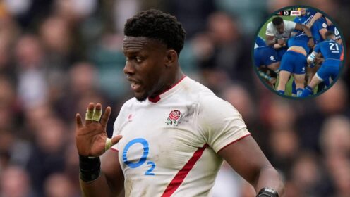 England lock Maro Itoje.