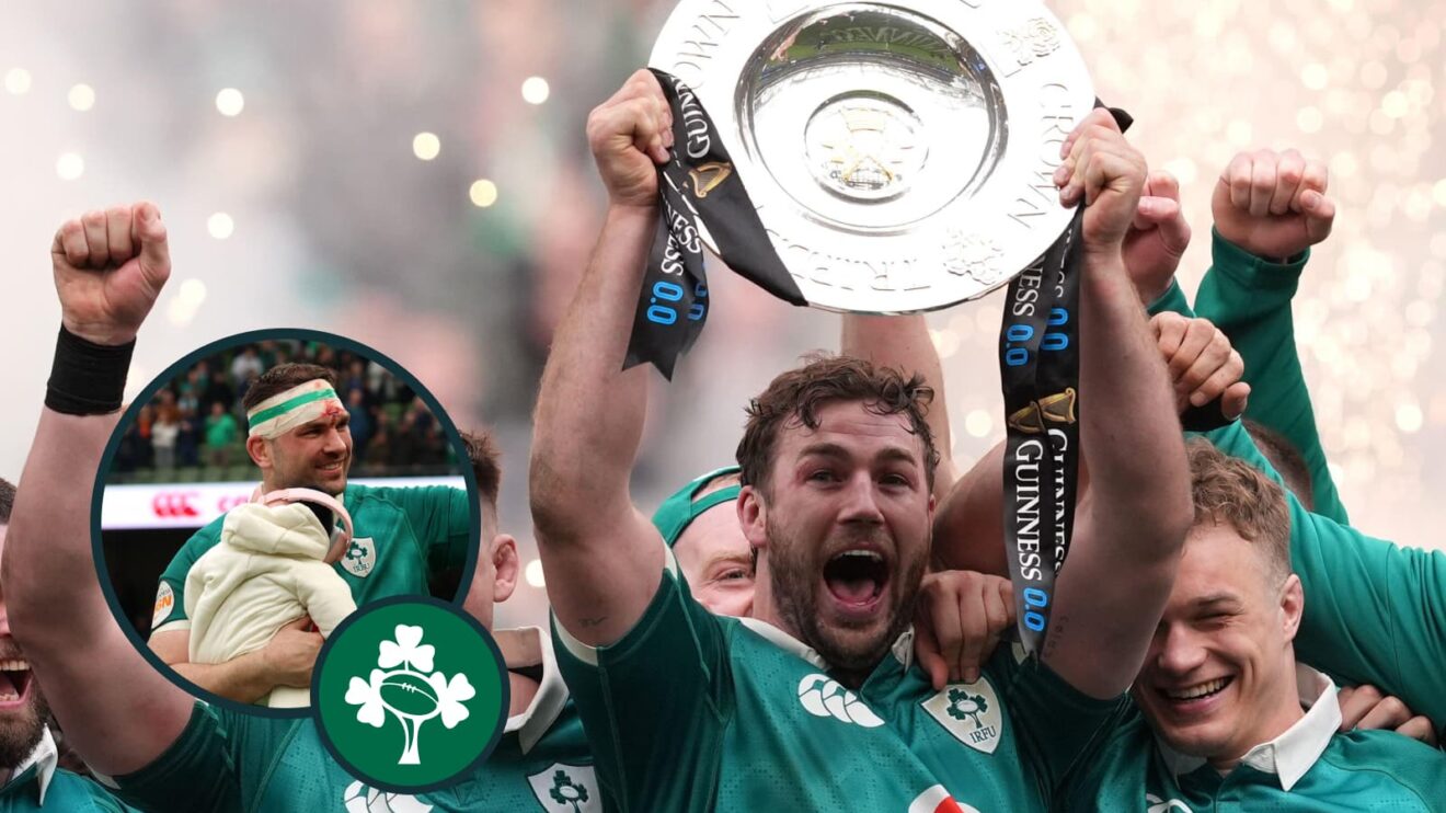 two layer image of Caelan Doris and Tadhg Beirne