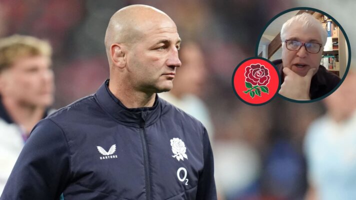 England head coach Steve Borthwick and former Test fly-half Stuart Barnes (inset).