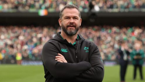 Ireland head coach Andy Farrell after his side's win over Scotland in the 2026 Six Nations