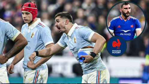 Louis Bielle-Biarrey Thomas Ramos and Charles Ollivon image