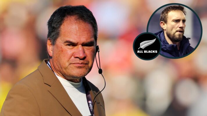 All Blacks head coach Dave Rennie and their new attack guru Mike Blair (inset).