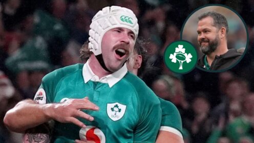 two layer image of Mach Hansen and Andy Farrell