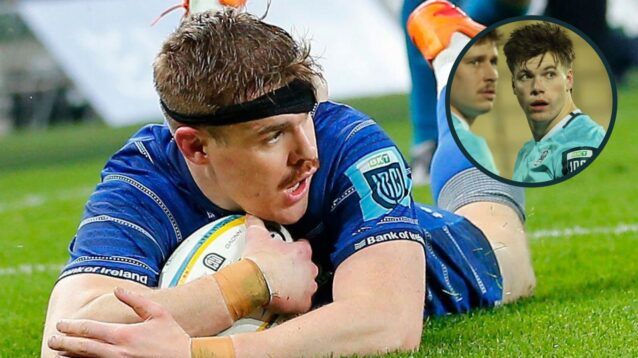 Garry Ringrose and Huw Jones start for Leinster and Glasgow Warriors respectively this weekend.