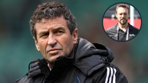 Wayne Smith and an inset of Mike Blair.